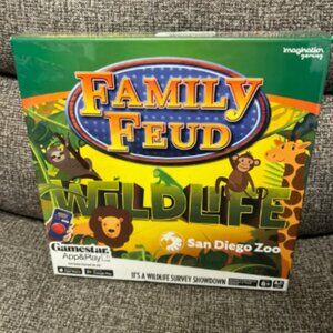FACTORY SEALED Family Feud Wild Life San Diego Zoo Board Game